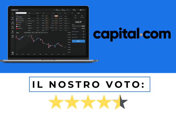guida completa e opinioni sul broker online Capital.com con tutorial e voto della redazione di PiattaformeTradingOnline.com